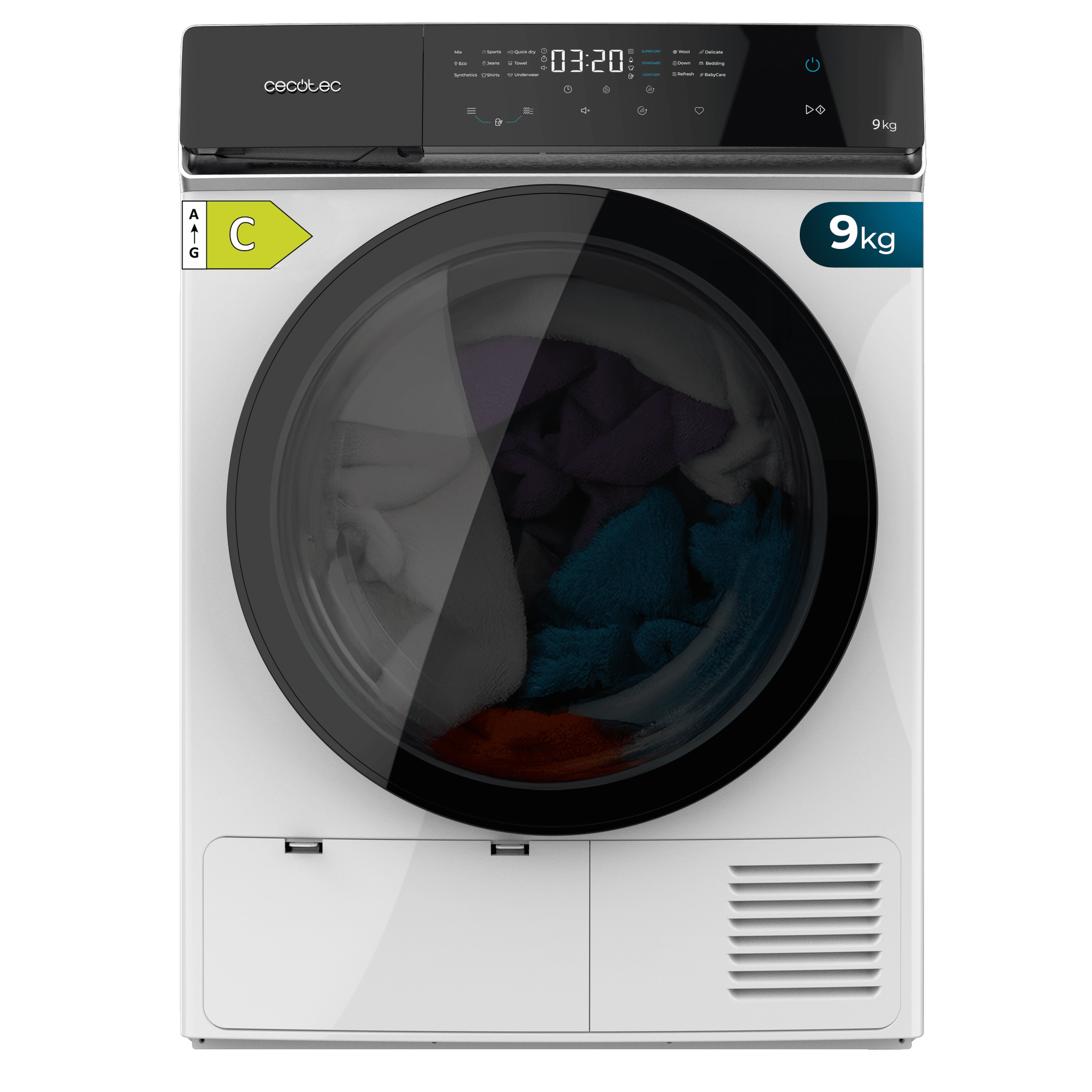 Bolero DressCode Dry 9400 Inverter Secadora blanca de 9 kg