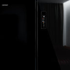 Bolero CoolMarket 4D 601 Black Glass E Frigorífico de 4 Puertas cristal