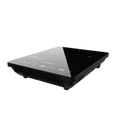 Full Crystal Onyx Heat Placa de inducción digital con vidrio de seguridad y control táctil. Color negro.