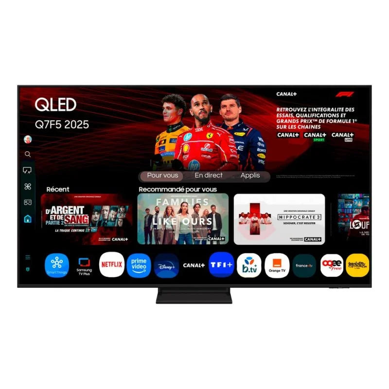 Samsung QLED TQ75Q7F5AUXXC 75″ 4K Ultra HD Quantum Dot HDR Smart TV SolarCell Remote