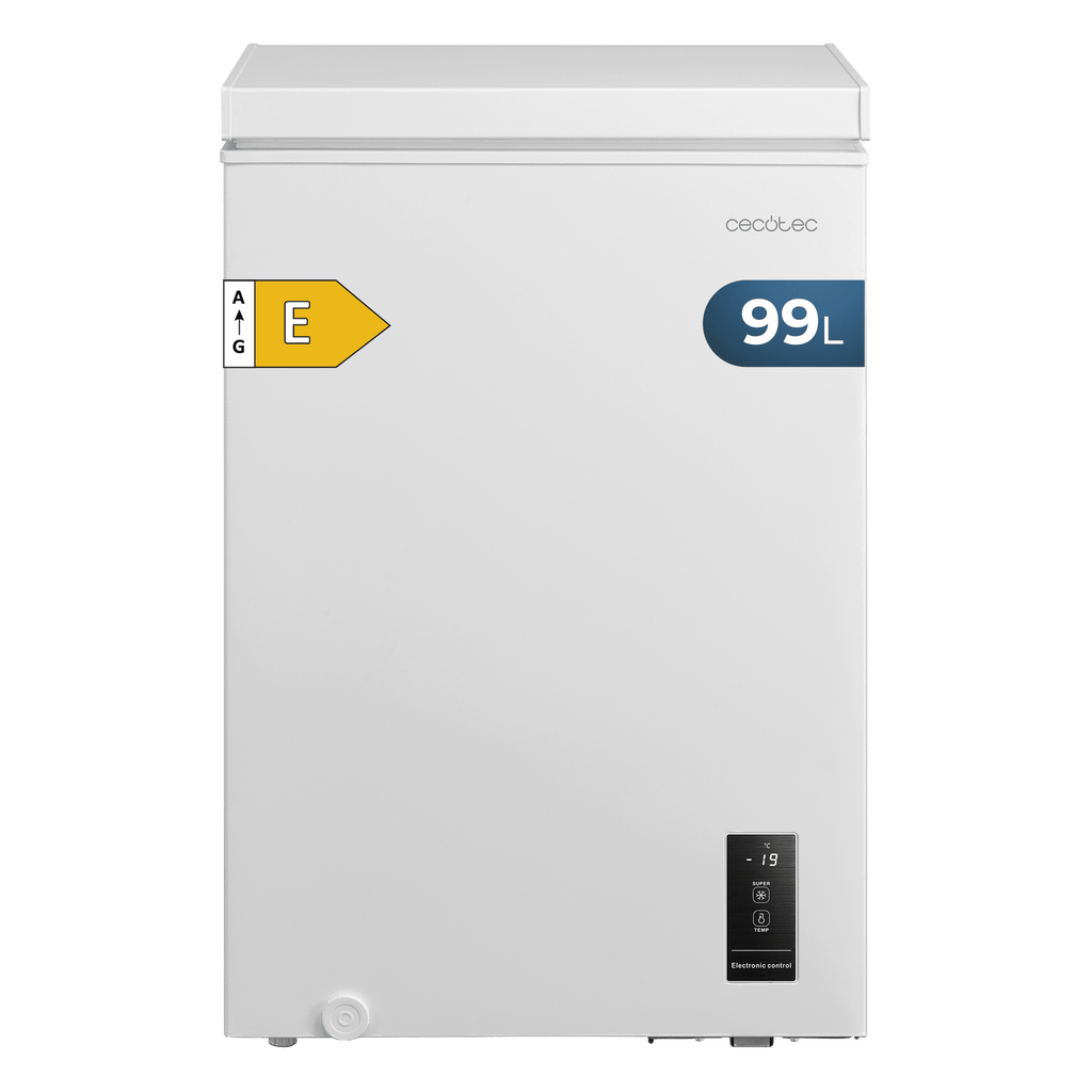 Bolero CoolMarket Chest 99P White E Congelador Horizontal 99L
