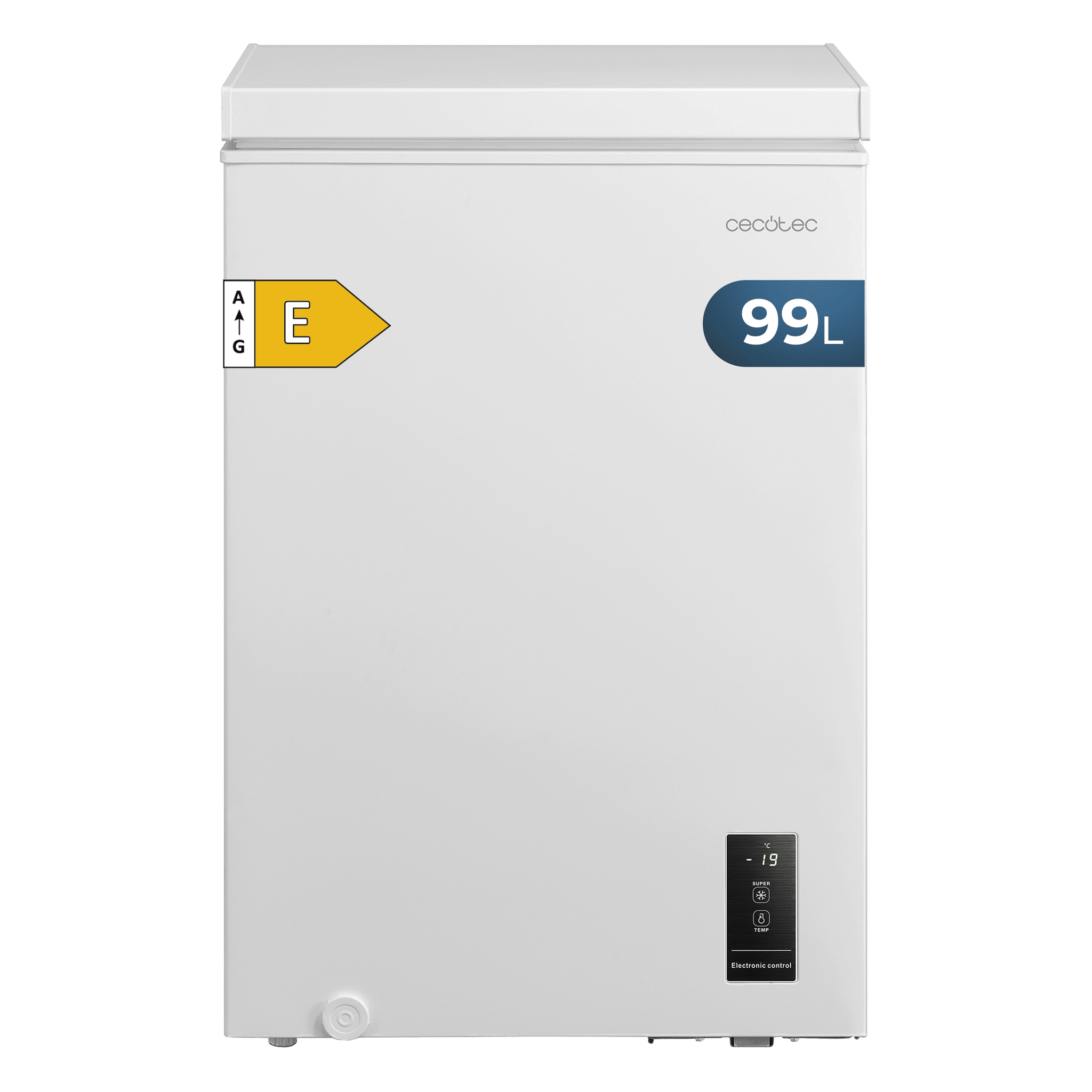 Bolero CoolMarket Chest 99P White E Congelador Horizontal 99L