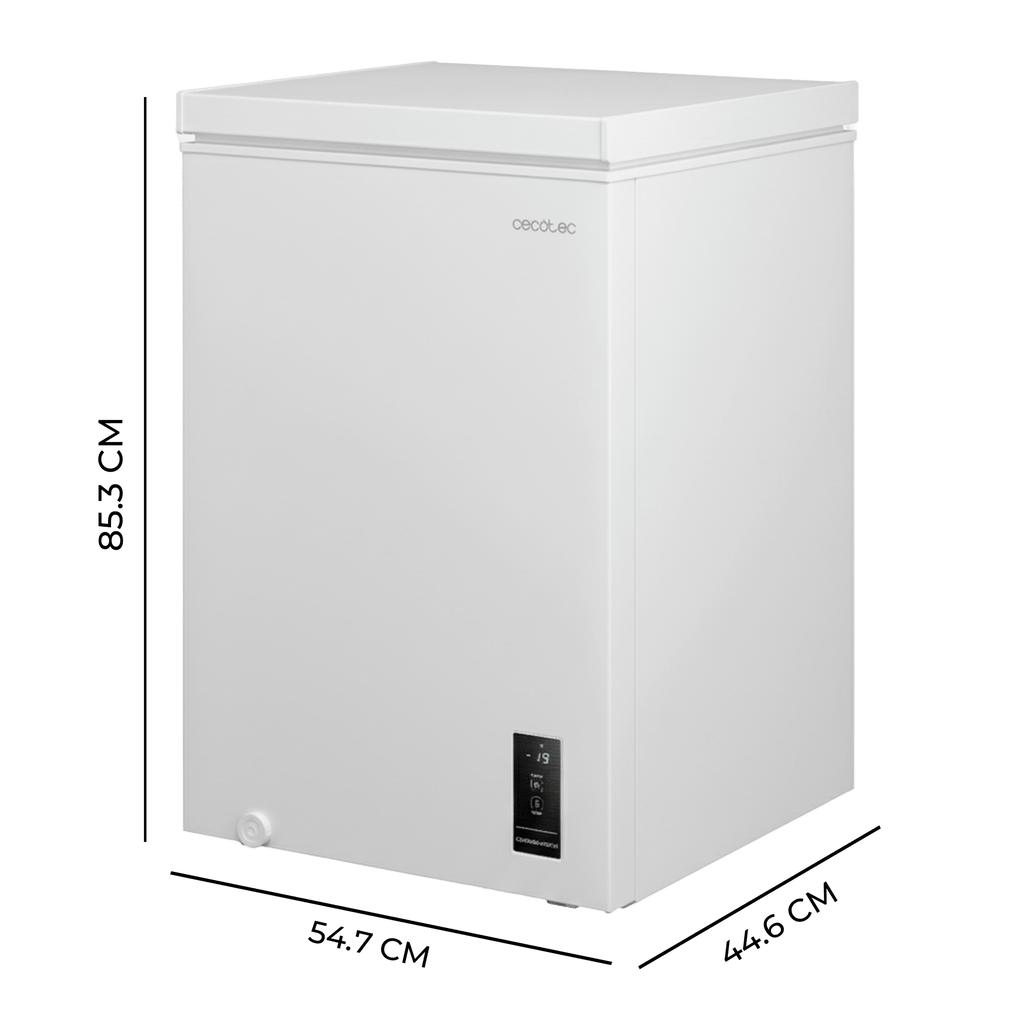Bolero CoolMarket Chest 99P White E Congelador Horizontal 99L