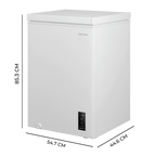 Bolero CoolMarket Chest 99P White E Congelador Horizontal 99L