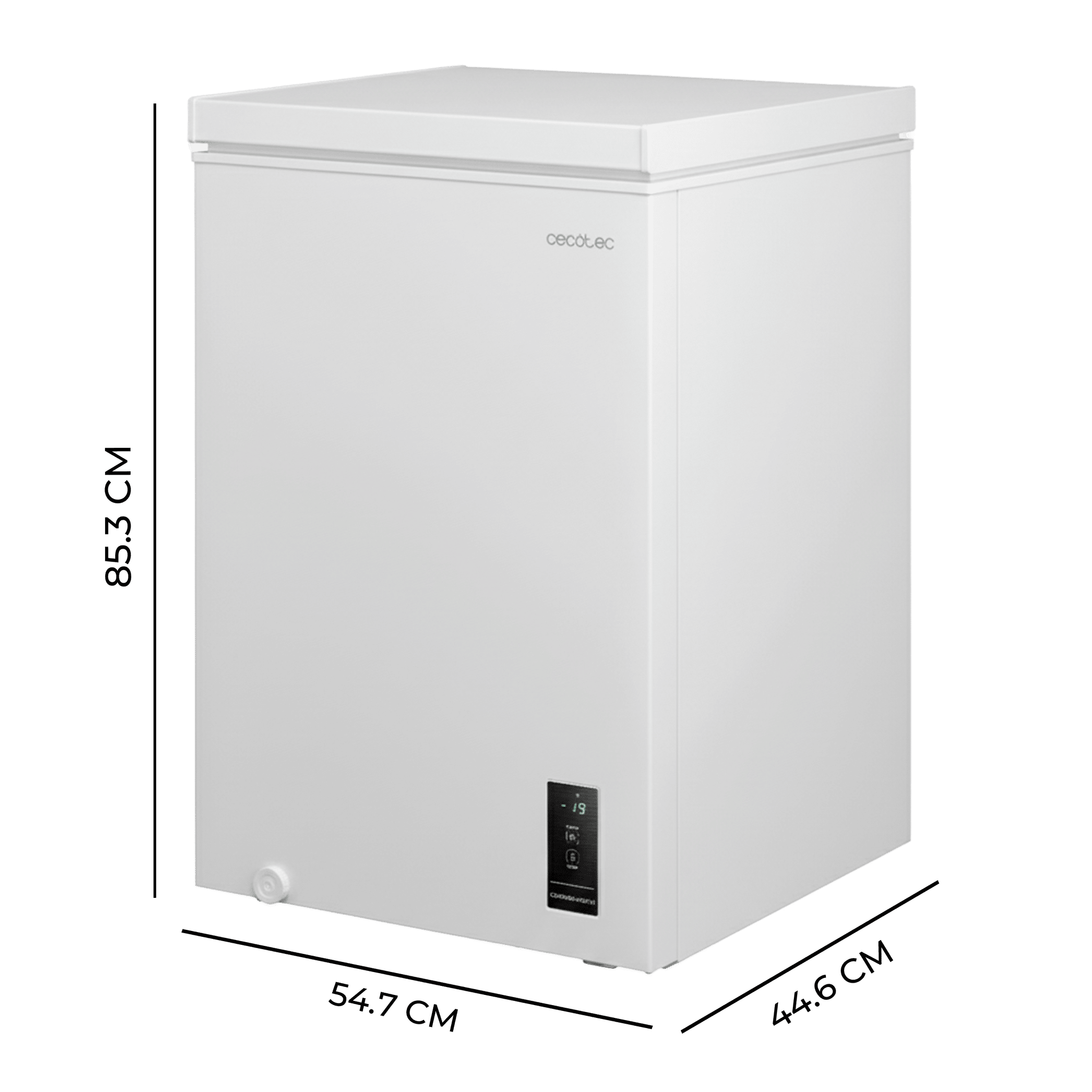 Bolero CoolMarket Chest 99P White E Congelador Horizontal 99L