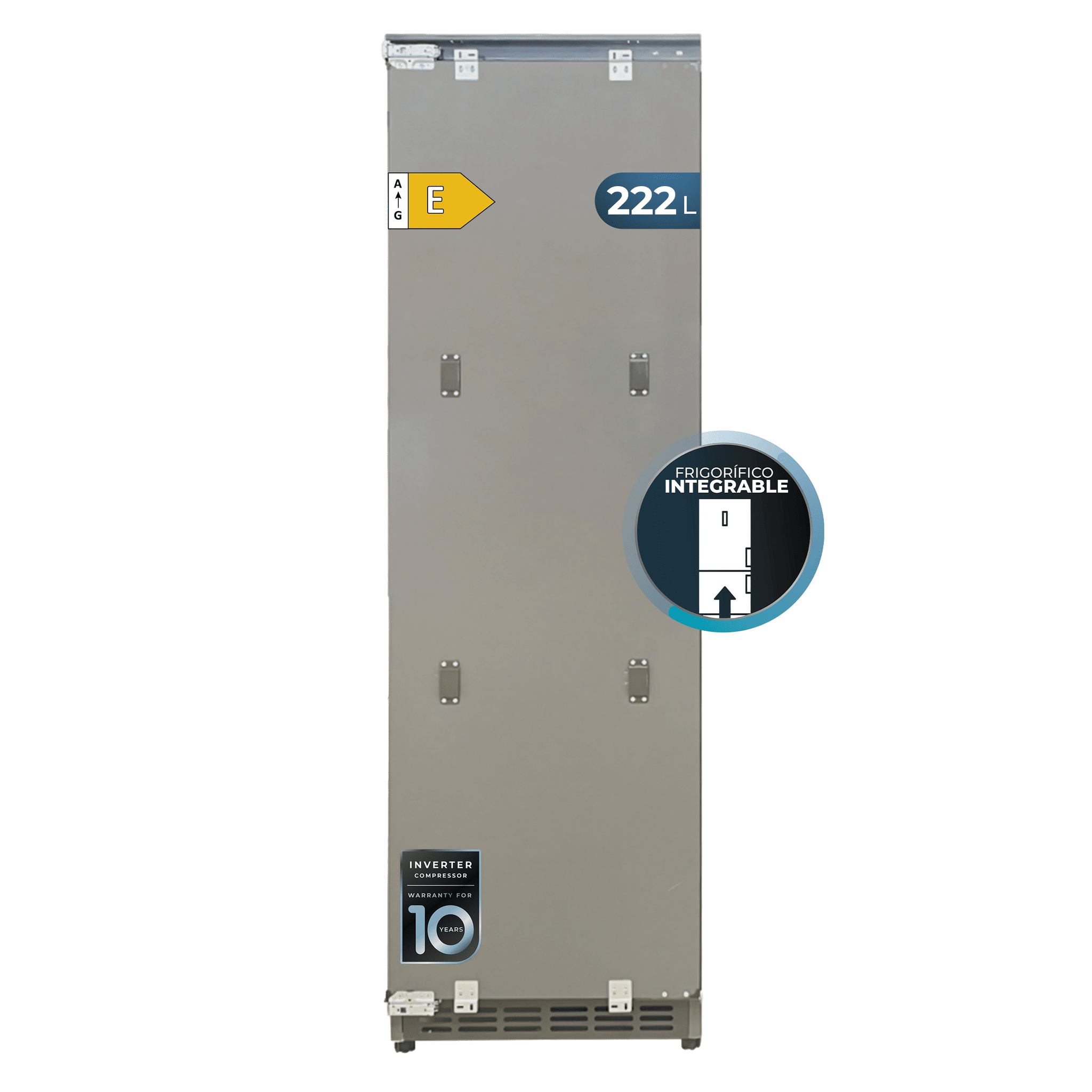 Bolero CoolMarket UF BI-D 222 GREY E Congelador 1 puerta integrable
