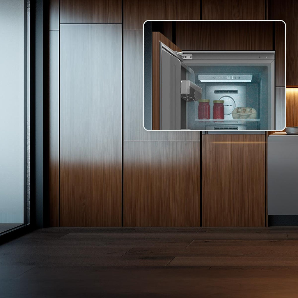 Bolero CoolMarket UF BI-D 222 GREY E Congelador 1 puerta integrable