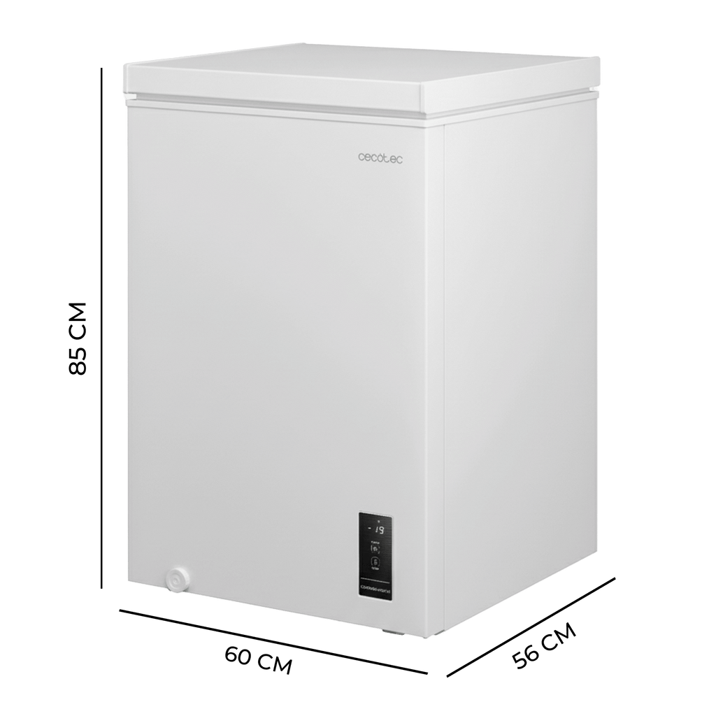 Bolero CoolMarket Chest 143P White E Congelador Horizontal 99L