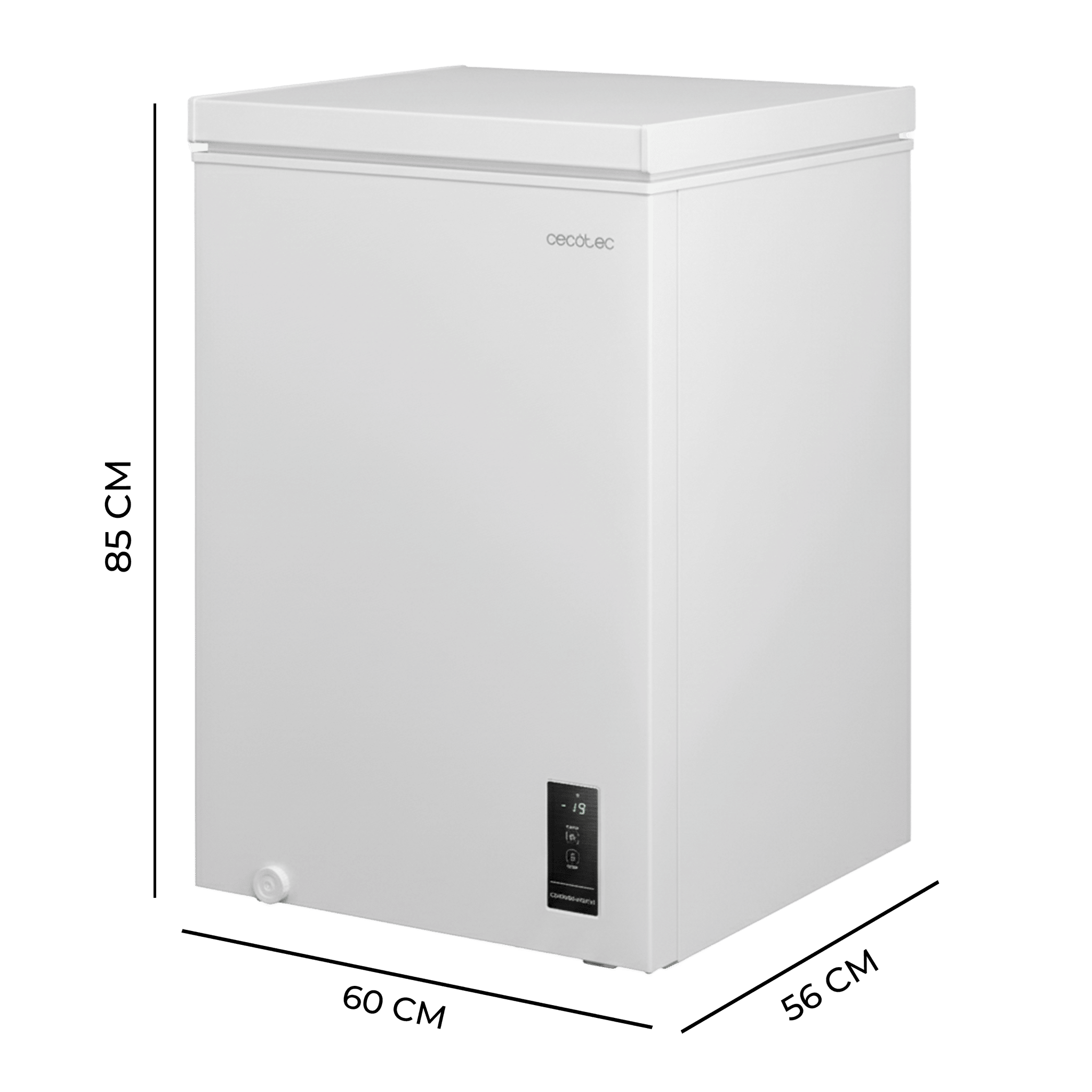 Bolero CoolMarket Chest 143P White E Congelador Horizontal 99L