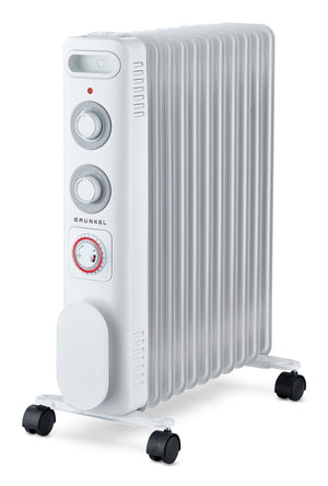 RD-2500S calefactor eléctrico Interior Blanco 2500 W Radiador de aceite eléctrico