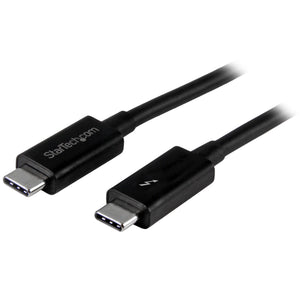 Cable Thunderbolt 3 Pasivo de 1m - 20Gbps - PD 100W - Vídeo 4K - Cable Thunderbolt - Certificado Thunderbolt - Compatible con USB4 / Modo Alt DP - Thunderbolt 4 - USB 3.2 - USB-C