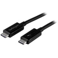 Cable Thunderbolt 3 Pasivo de 1m - 20Gbps - PD 100W - Vídeo 4K - Cable Thunderbolt - Certificado Thunderbolt - Compatible con USB4 / Modo Alt DP - Thunderbolt 4 - USB 3.2 - USB-C