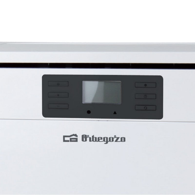 AIRE ACONDICIONADO ORBEGOZO ADRW125 3000 FRIGORIAS 2250 KILOCALORIAS PORTATIL TEMPORIZADOR MANDO A DISTANCIA 3 VELOCIDADES MODO NOCHE 3 MODOS R290 CLASE A WIFI CONTROL TACTIL DISPLAY LED 3 MODOS