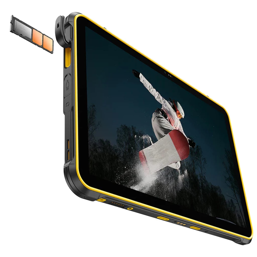 Ulefone RugKing Pad 2 Pro 4G 128GB Amarillo Triple certificado de resistencia 8GB de RAM Cámara trasera de 48 MPx