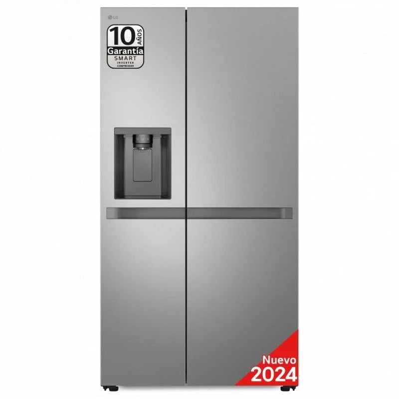 FRIGORIFICO AMERICANO LG GSLC40PYPE INOX ANTIHUELLA DISP. AGUA Y HIELO CLASE E LUZ LED 641 L NO FROST 921X1790X735 INVERTER MULTI AIR FLOW