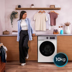 Bolero DressCode 10450 Inverter Lavadora blanca de 10 kg
