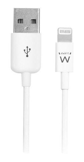 EW9902 cable de conector Lightning 2 m Blanco
