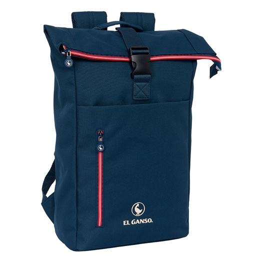SAFTA MOCHILA SOLAPA PARA PORTÁTIL 15,6 EL GANSO CLASSIC 15,3L AZUL