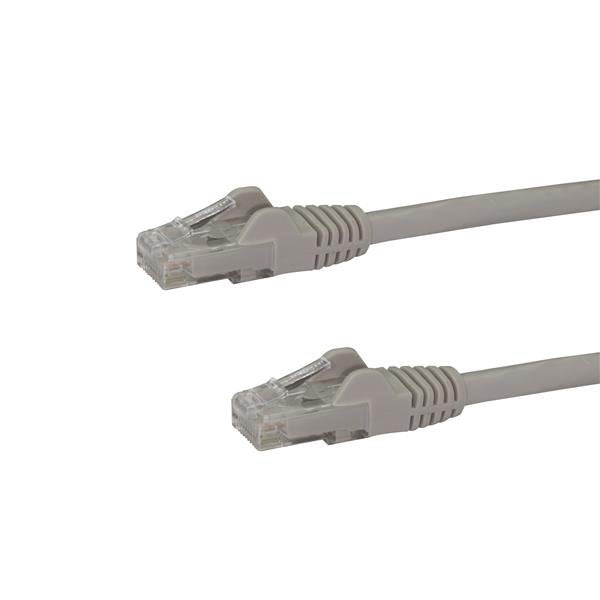 Cable de 3m Gris de Red Gigabit Cat6 Ethernet RJ45 sin Enganche - Snagless