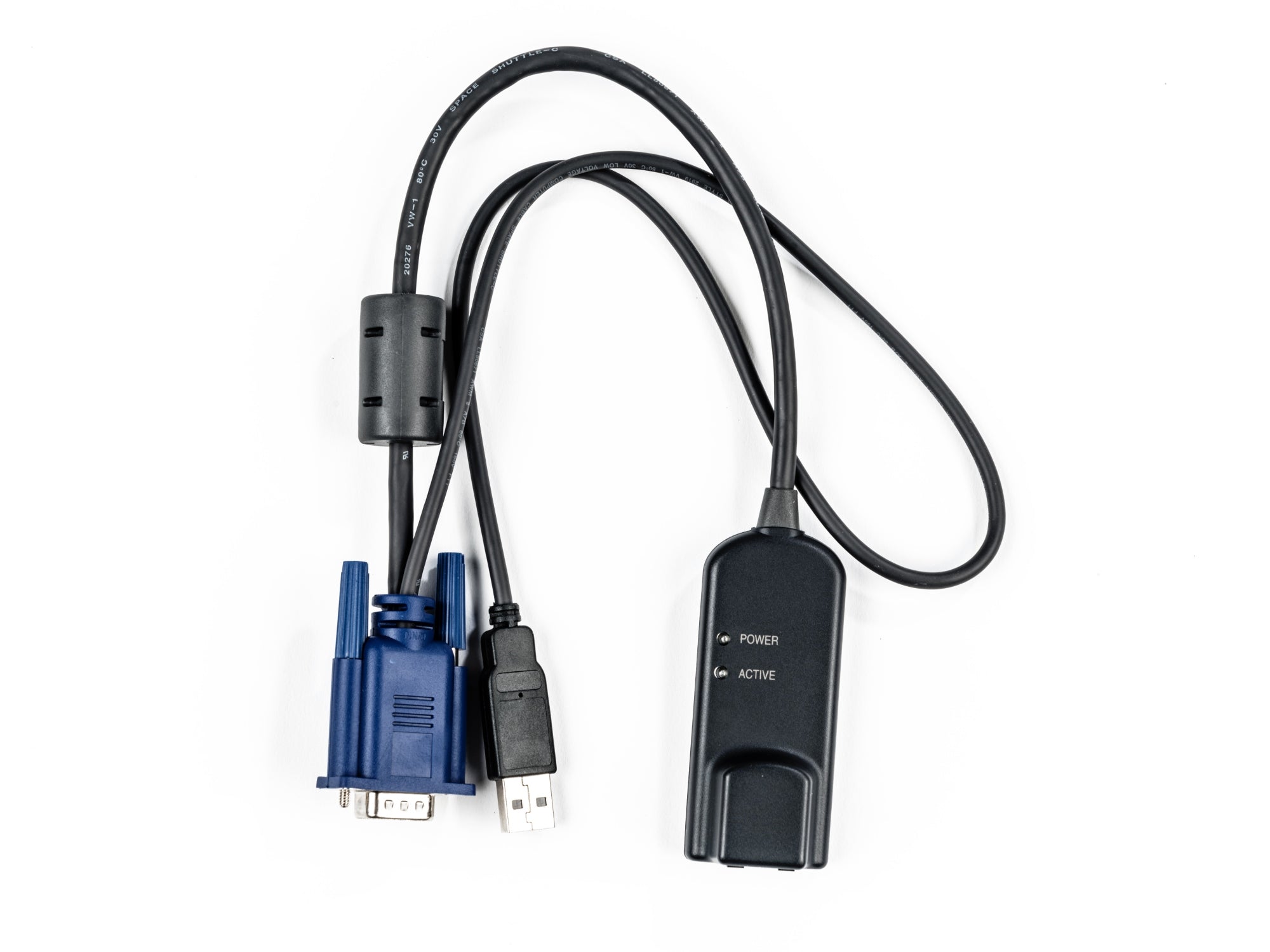 Avocent MPUIQ-VMCHS cable para video, teclado y ratón (kvm) Negro, Azul 0,3556 m
