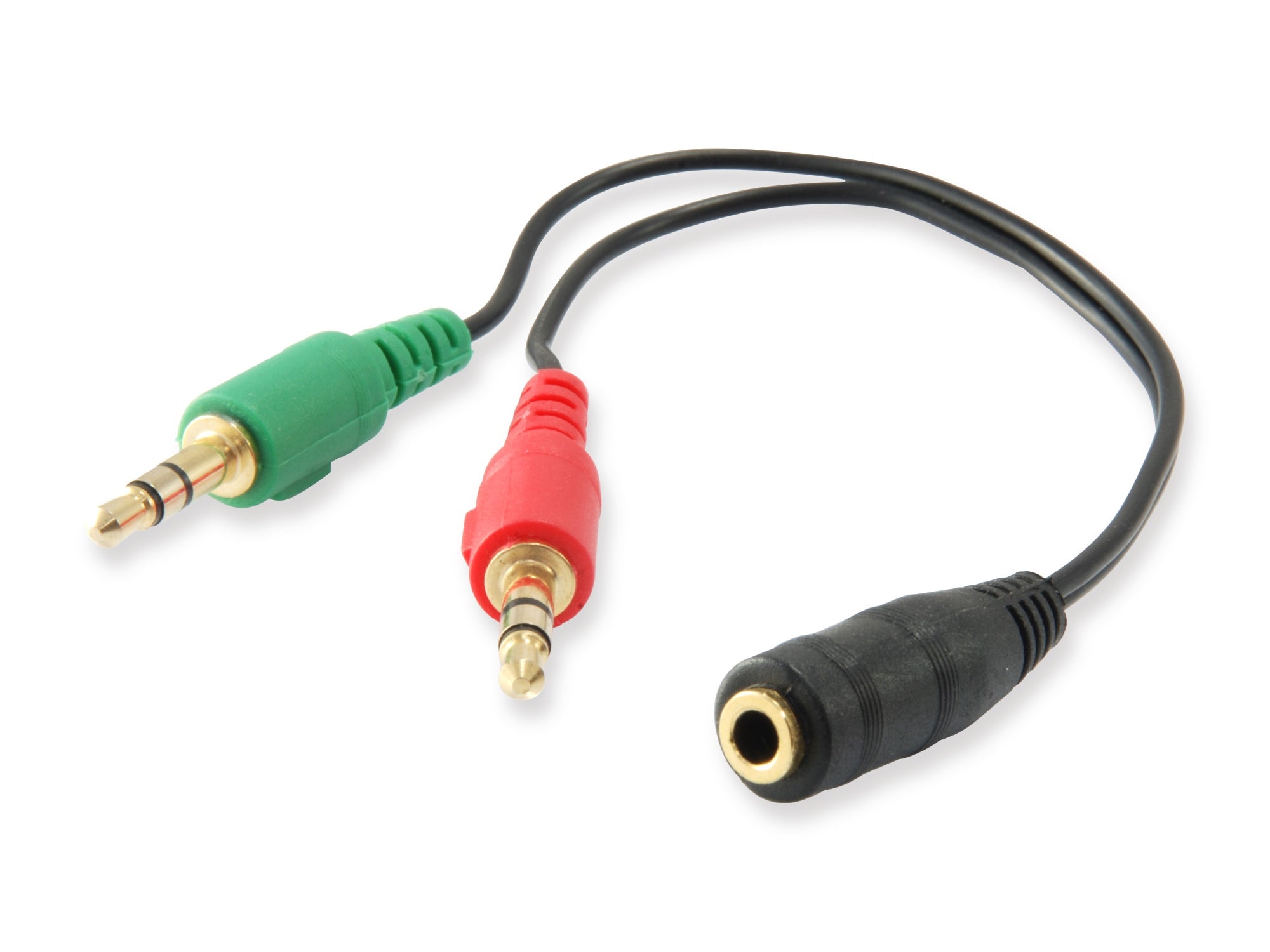 147942 divisor de audio Negro