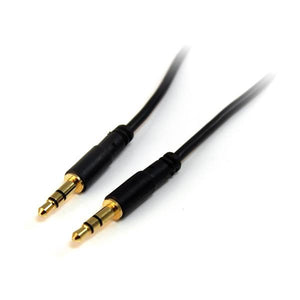 Cable Delgado de 91cm de Audio Estéreo Conector Mini Jack 3,5mm - Macho a Macho