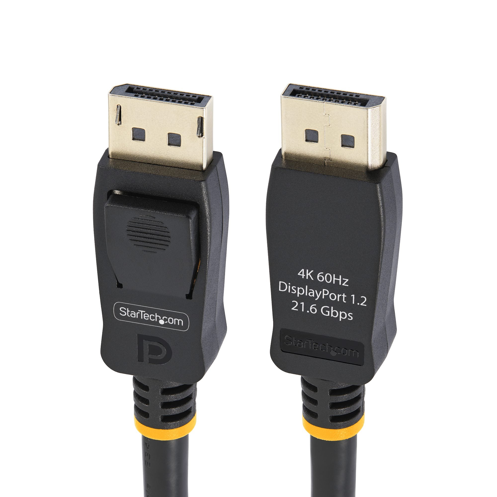 Cable DisplayPort 1.2 4K 60Hz de 2m - Cable DP UHD con Pestillos - con Certificación VESA - Cable para Monitor DisplayPort - Paquete de 10