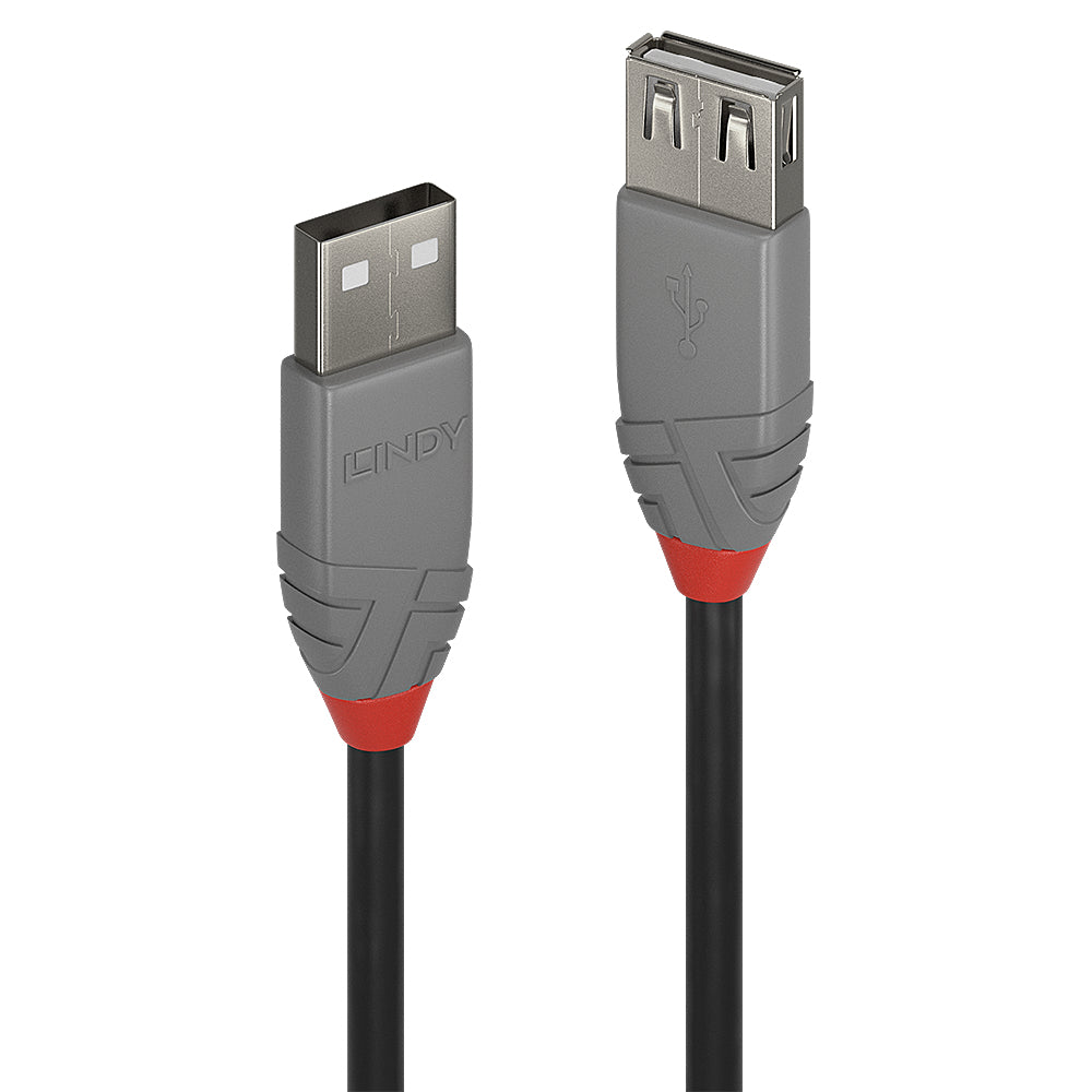 36704 cable USB USB 2.0 3 m USB A Negro, Gris