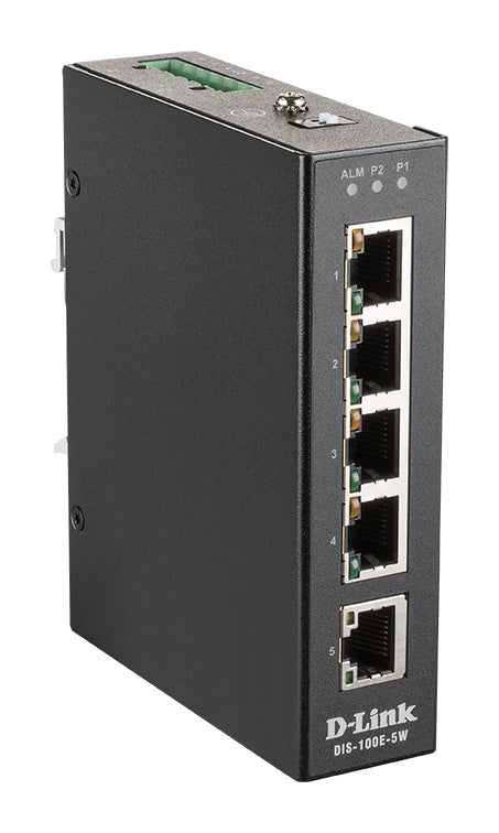 DIS-100E-5W switch No administrado L2 Fast Ethernet (10/100) Negro