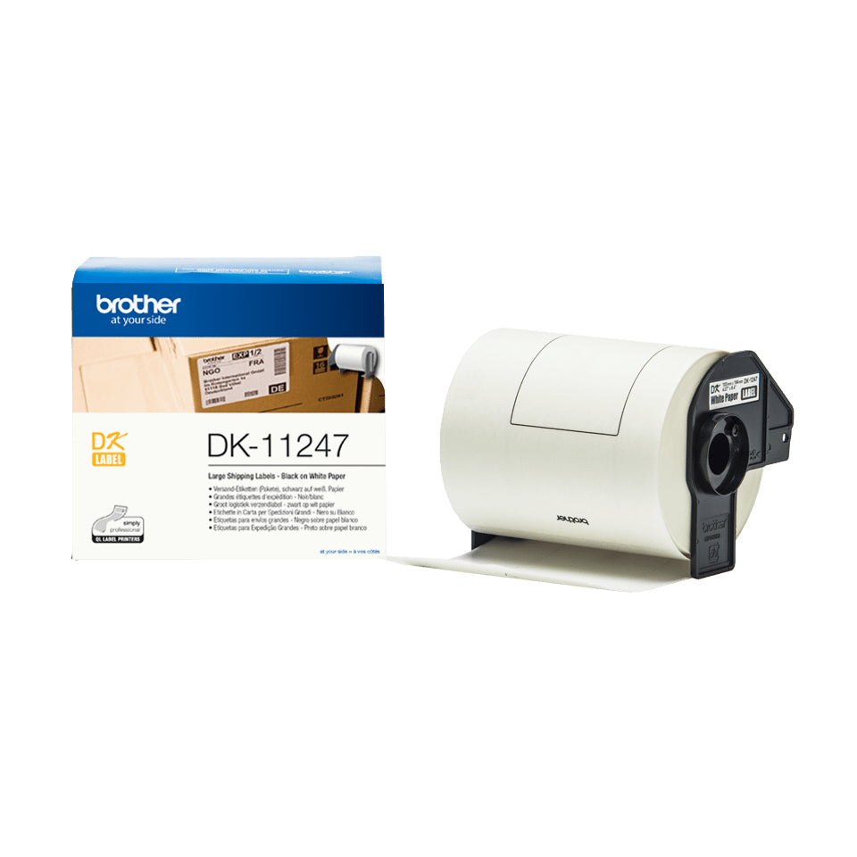 DK-11247 cinta para impresora de etiquetas Negro sobre blanco