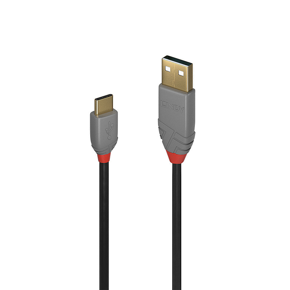 36887 cable USB USB 2.0 2 m USB A USB C Negro, Gris