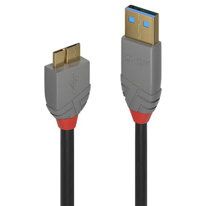 36768 cable USB USB 3.2 Gen 1 (3.1 Gen 1) 3 m USB A Micro-USB B Negro