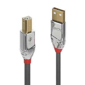 36641 cable USB USB 2.0 1 m USB A USB B Gris