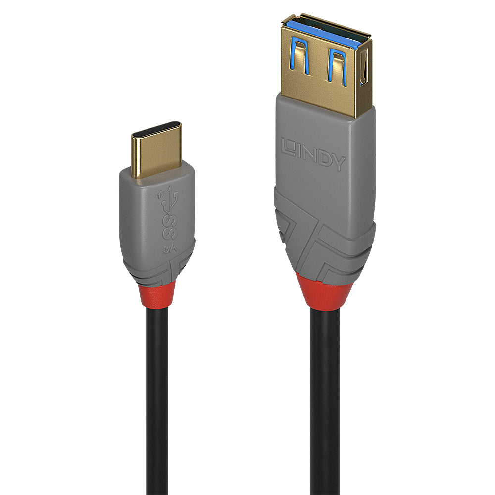 36895 cable USB USB 3.2 Gen 2 (3.1 Gen 2) 0,15 m USB C USB A Negro