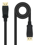 Cable DisplayPort 1.4, DP/M - DP/M, Negro, 5 m