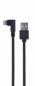 CC-USB2-AMLML-0.2M cable de conector Lightning 0,2 m Negro