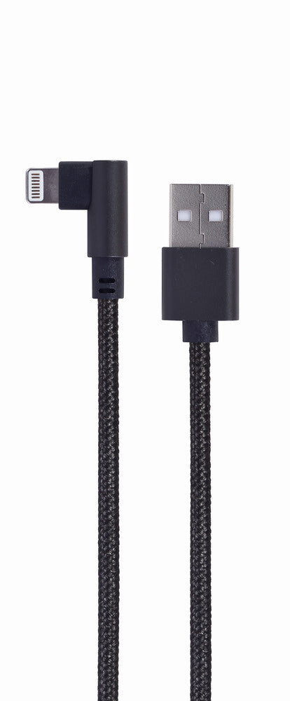 CC-USB2-AMLML-0.2M cable de conector Lightning 0,2 m Negro