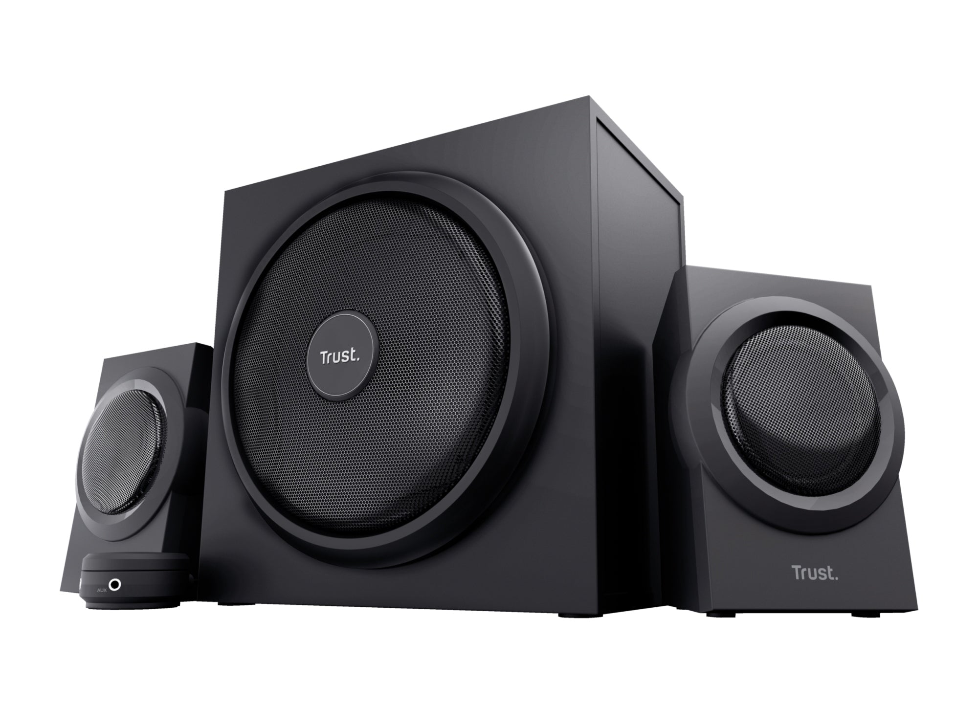 Yuri conjunto de altavoces 60 W Universal Negro 2.1 canales De 1 vía 15 W