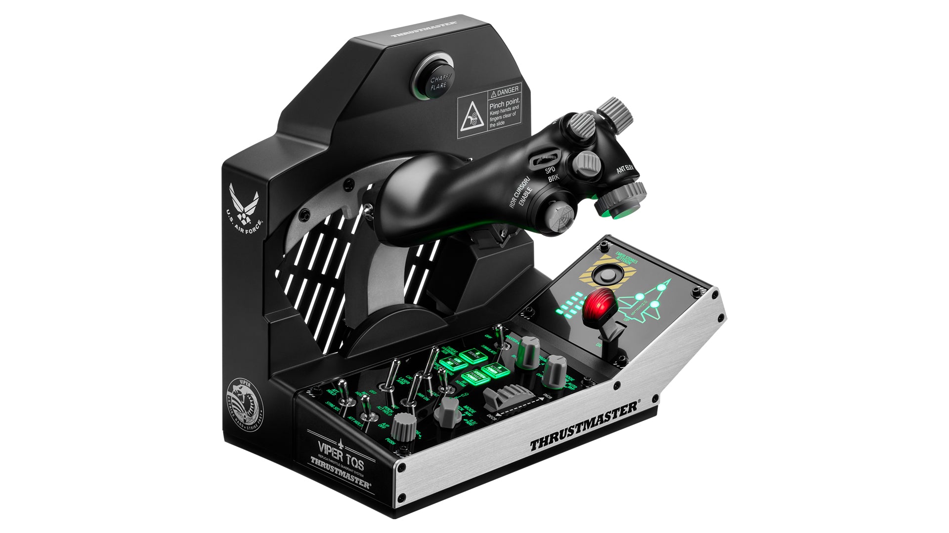 Viper TQS Mission Pack Negro USB Simulador de Vuelo Analógico/Digital PC