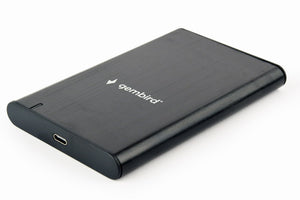 EE2-U3S-6 caja para disco duro externo Carcasa de disco duro/SSD Negro 2.5"