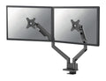 DS70-250BL2 Brazo de monitor 17-32" - resorte de gas - Topfix - Tope-a-180°