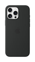 Funda de silicona con MagSafe para el iPhone 16 Pro Max - Negro