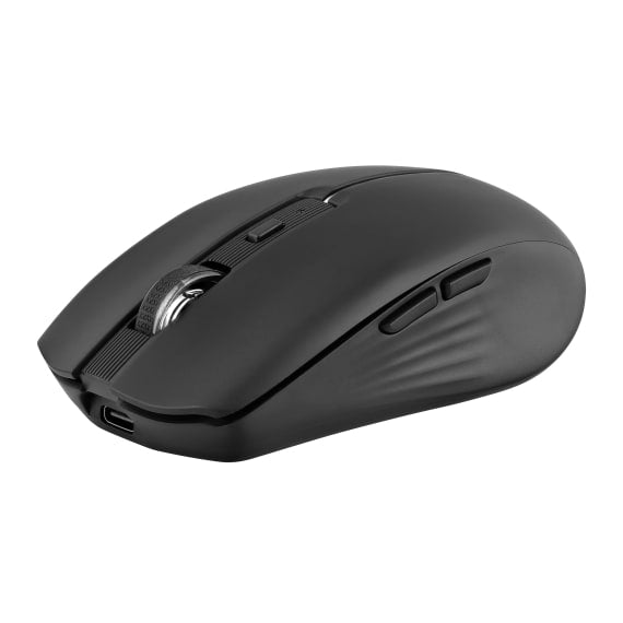 MWGRADIENTBK ratón mano derecha Bluetooth + USB Type-C 1600 DPI