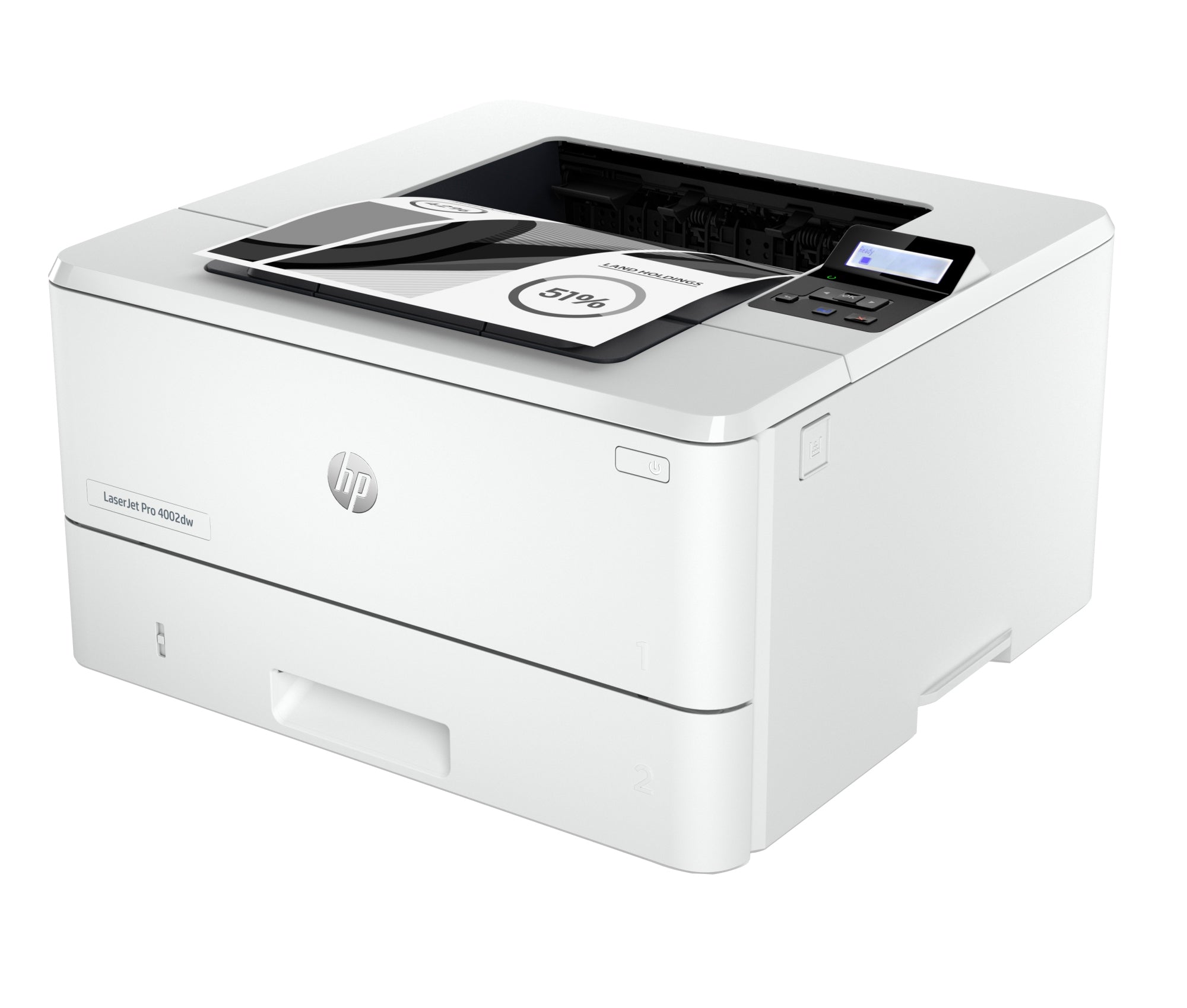 LaserJet Pro 4002dw Inalámbrico Blanco y negro Impresora, Impresión a doble cara  A doble cara