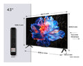 P6K 43P6K Televisor 109,2 cm (43") 4K Ultra HD Smart TV Wifi Metálico