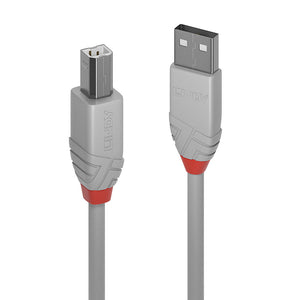 36681 cable USB USB 2.0 0,5 m USB A USB B Gris