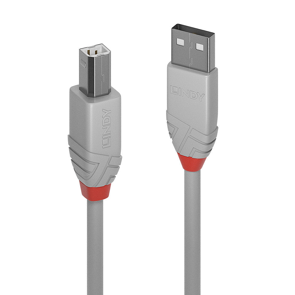 36682 cable USB USB 2.0 1 m USB A USB B Gris