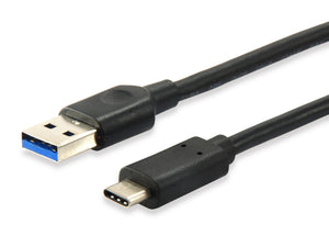 128345 Cable USB 3.2 Gen 1 C a A, M/M, 0,5 m, 5 Gbps, negro