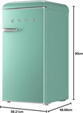 8435743902212-Frigor�fico Mini Evvo F26G Retro Verde Pastel