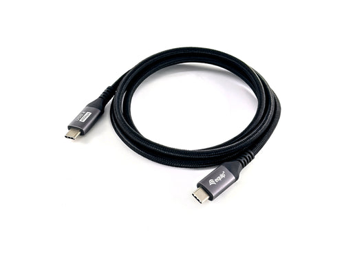 128381 Cable USB 4 Gen 3 C a C, M/M, 1,2m, PD3.1 240W, 8K/60Hz, 40Gbps, Negro